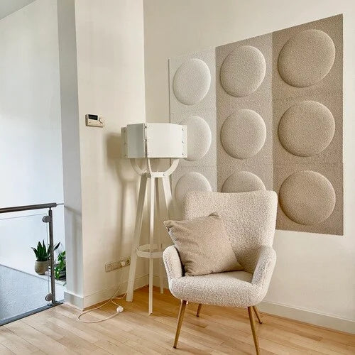 Globe | Bouclé White