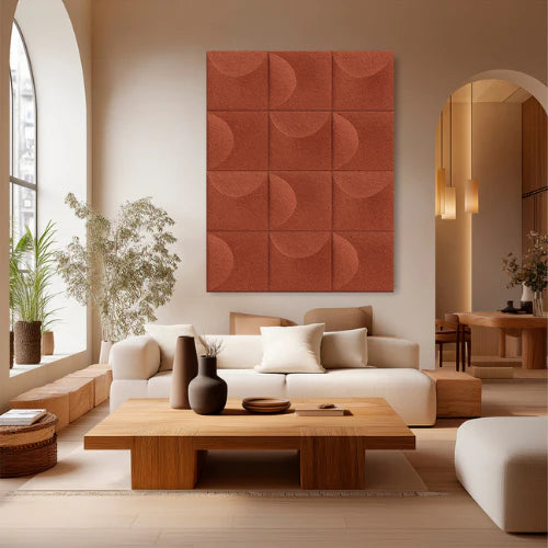 Moon | Bouclé Terracotta