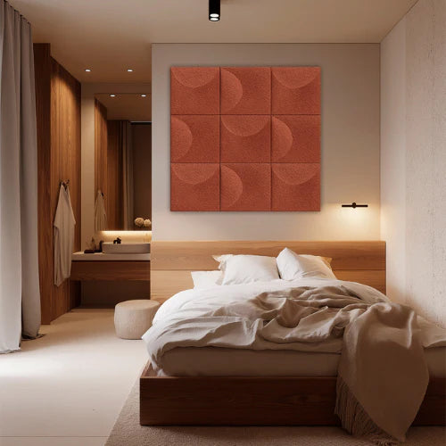 Moon | Bouclé Terracotta