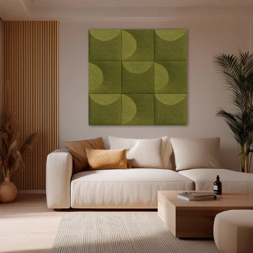 Moon | Bouclé Olive